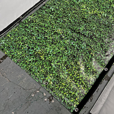 Litong Retardante de Chama Absorção de Som para Construção Externa Barreira de Ruído de Impressão de Folha Verde