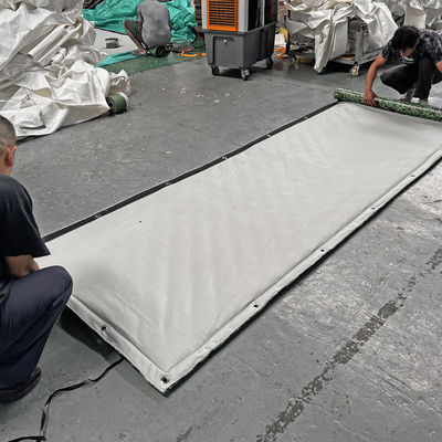 Litong Retardante de Chama Absorção de Som para Construção Externa Barreira de Ruído de Impressão de Folha Verde