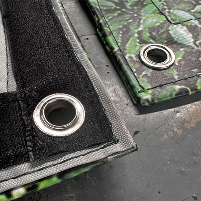 Litong Retardante de Chama Absorção de Som para Construção Externa Barreira de Ruído de Impressão de Folha Verde