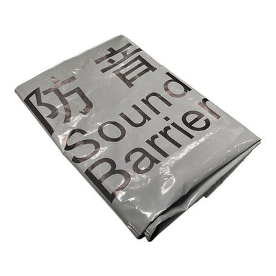 Folha de barreira acústica de PVC cinza retardante de chama Litong Sound-absorbing para construção externa