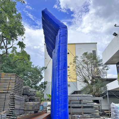 Site de construção de Litong Use Blue Pvc Bloqueável Ruído Controle Parede de barreira de som