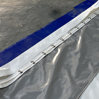 Lona de PVC Branca Impermeável Personalizada Litong Good Strength para Cobertura de Caminhão e Carreta