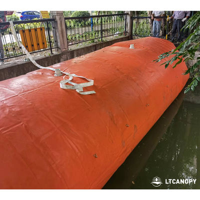 Fábrica Litong China Personalizada Barreira Inflável de PVC para Controle de Inundações de Tamanho Grande