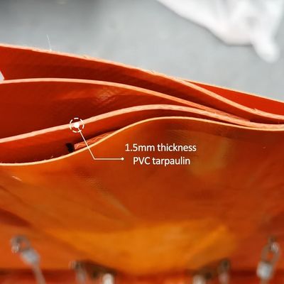 Barreira de Inundação Reutilizável e Durável em PVC em Forma de L da Litong