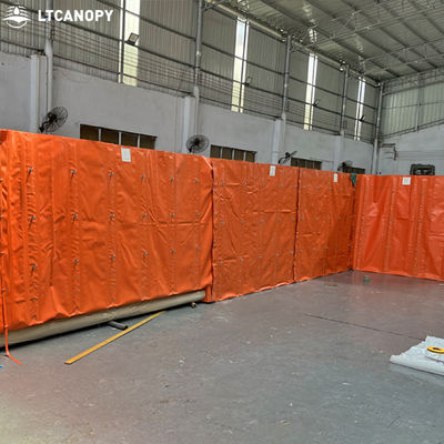 Barreira de Controle de Inundações Litong Novo Modelo 1,8M de Altura Personalizada Removível
