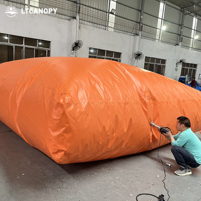 Litong Retângulo dobrável 20000L Flexível PVC Tanque de armazenamento de óleo da bexiga