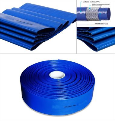 Mangueira de Irrigação de PVC Litong 8 POLEGADAS Tubo de Água Mangueira de Bomba de Água para Agricultura PVC Layflat Fornecedor de Mangueiras da Fábrica da China