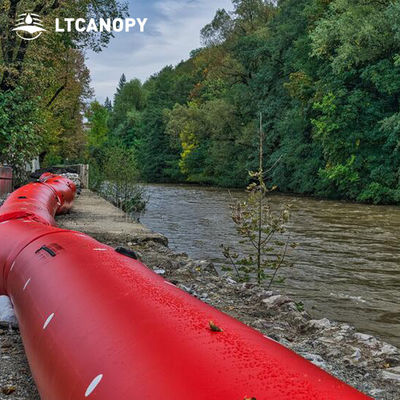 Linha de água Litong PVC Barreira de inundação Prevenção de inundações e prova de explosão Linha de emergência de alta pressão