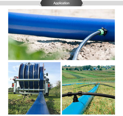 Litong Agricultura Farm 20 Inch Irrigação Fire Hose PVC Layflat Hose Irrigação mangueiras