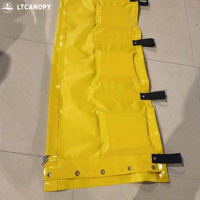 Litong Proteger o Oceano Prevenir derrames de óleo de combustível Solução de contenção Pvc vedação flutuante Boom Silt Cortina