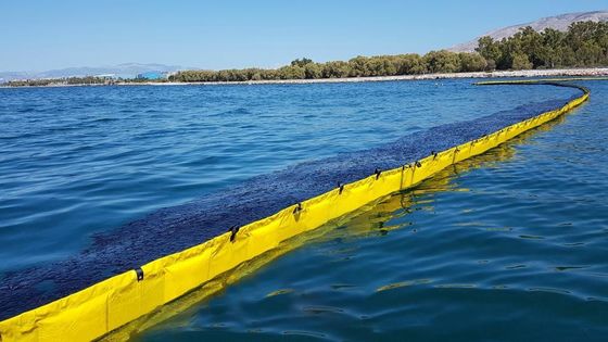 Litong Proteger o Oceano Prevenir derrames de óleo de combustível Solução de contenção Pvc vedação flutuante Boom Silt Cortina