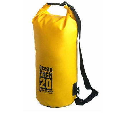 Saco de lona revestido em PVC de alta qualidade personalizado, saco seco flutuante à prova d'água portátil, saco offshore, lona