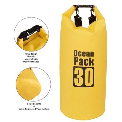 Saco seco à prova d'água para pesca, barco, caiaque, balde dobrável, surf, rafting, acampamento Saco de embalagem 2L-30L