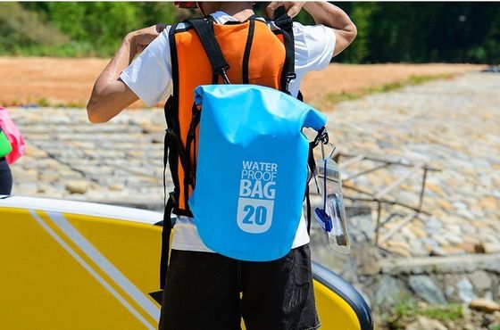 Saco seco à prova d'água para pesca, barco, caiaque, balde dobrável, surf, rafting, acampamento Saco de embalagem 2L-30L