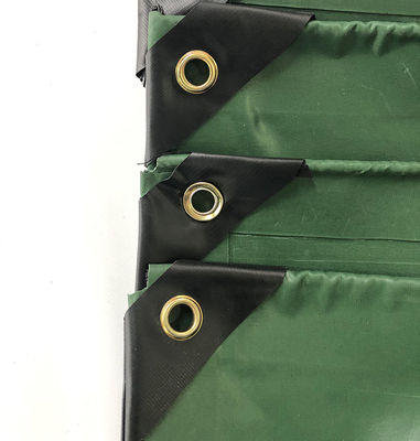 Litong Alta Qualidade Ripstop Cor Verde Escuro Pvc revestido Tarpaulins Impermeável para caminhões Cobre de caminhão Tarpa Pvc Cortina lateral