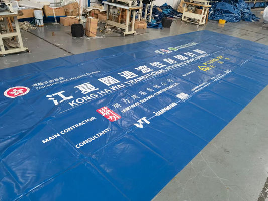 Lona de PVC para semi-reboque do fabricante Litong, tecido revestido com PVC, com impressão de logótipo, lonas para camiões, cortinas laterais de lona de PVC