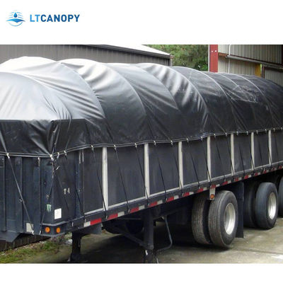 Litong Resistente a lágrimas Impermeável Tarpa pesada Tarpa de cor cinzenta Tarpaulin para cobertura de caminhão