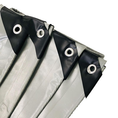 Litong Resistente a lágrimas Impermeável Tarpa pesada Tarpa de cor cinzenta Tarpaulin para cobertura de caminhão