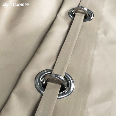 Litong Alta resistência à tração Khaki 1000d PVC Tarpaulin Truck Cover