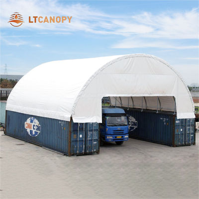 Litong Cargas pesadas PVC revestido lonas à prova d'água fábrica Fornecedor Container de transporte abrigo