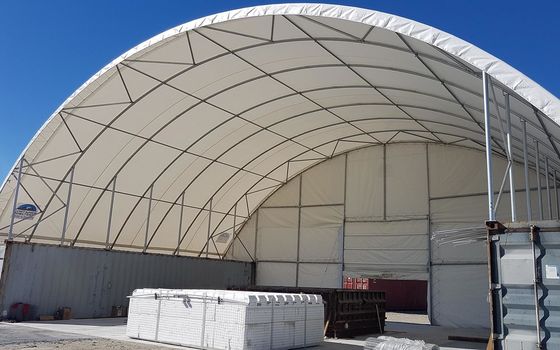 Abrigo de Contêiner Industrial com Cúpula de PVC de Alta Qualidade Litong para Armazenamento de Equipamentos e Abrigo para Contêineres de Transporte