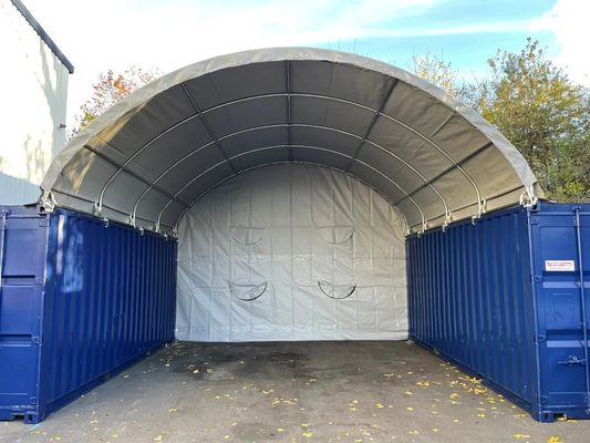 Abrigo de Contêiner Industrial com Cúpula de PVC de Alta Qualidade Litong para Armazenamento de Equipamentos e Abrigo para Contêineres de Transporte