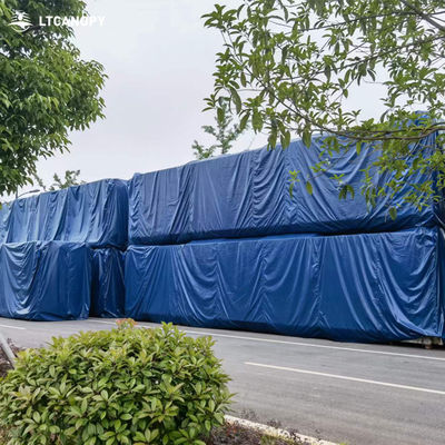 Fabricante de Lona de PVC Revestida com Faca para Container de Transporte Litong Heavy Duty
