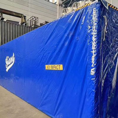 Litong Eco Friendly Box Shape Container Shipping Cover Tarp Azul 750gm PVC Tarpaulin Cover