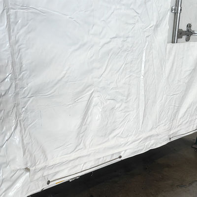 Litong Alta Qualidade 610gm Tarpa Branca 20ft 40ft Container de Envio Cobertura Container Tarpaulin