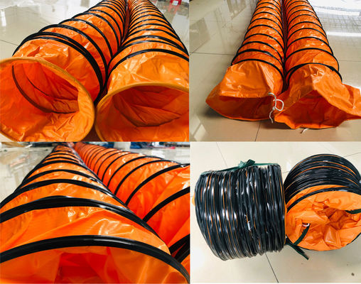 Litong 14 polegadas Retardante de Chama PVC Flexível Tubo de Tubo 12 polegadas PVC Tubo de Tubo de Ar