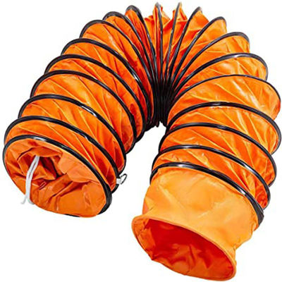 Mangueira de duto de ar de PVC flexível de 10" e 12" retardante de chama Litong, tecido de PVC para dutos, fabricante da China