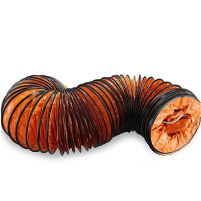 Mangueira de duto de ar de PVC flexível de 10" e 12" retardante de chama Litong, tecido de PVC para dutos, fabricante da China