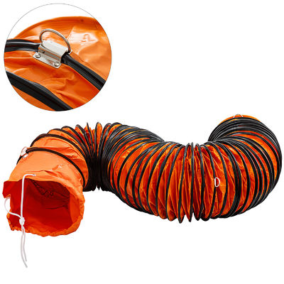 Melhor Vendedor de conduta de ventilação de minas Portátil Blower Hose Flexível Vent Duct PVC laminado revestido Fabricante