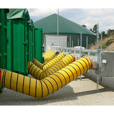 Duto de Ventilação em PVC Flexível Retardante de Fogo Litong, Duto de Aviação