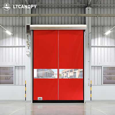 Novo Produto Porta Elétrica de Tecido de PVC Porta Automática de Rolamento Rápido de PVC