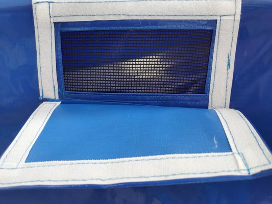 Lona de Camioneta Azul Personalizada Litong Comercial Resistente para Serviço Pesado, Lonas Impressas, Lona de Lona