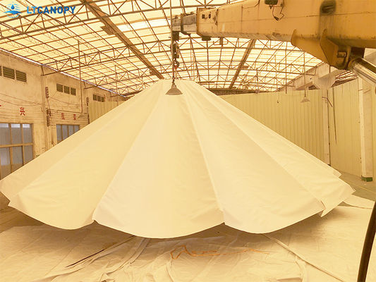 China Guarda-Sol Exterior Cobertura de Telhado Impermeável Vento Tecido de Tração Toldos Tenda de Festa Hotel Toldo