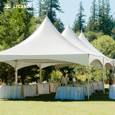 Litong Alta resistência à tração Área exterior impermeável Pvc Cover Tarp Anti-UV Pagoda Tenda Canopy Tenda para evento