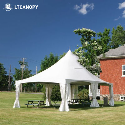 Litong Alta resistência à tração Área exterior impermeável Pvc Cover Tarp Anti-UV Pagoda Tenda Canopy Tenda para evento