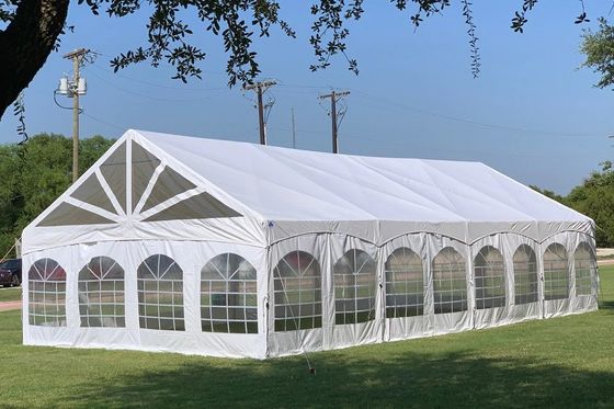 Tenda de eventos ao ar livre à prova d'água Litong Branca 20x30m Tenda de festa Marquee
