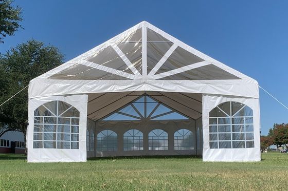 Tenda de eventos ao ar livre à prova d'água Litong Branca 20x30m Tenda de festa Marquee