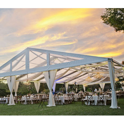 Tenda de festa personalizada Litong 20x20 resistente à água e transparente Tenda superior para festa de casamento ao ar livre