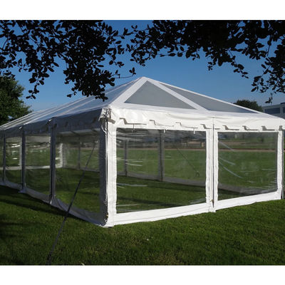 Tenda de festa personalizada Litong 20x20 resistente à água e transparente Tenda superior para festa de casamento ao ar livre