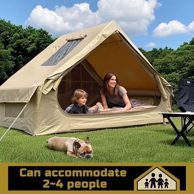 Litong Durable 600D Tenda de tecido de tela de Oxford Tenda de cabana inflável para acampamento